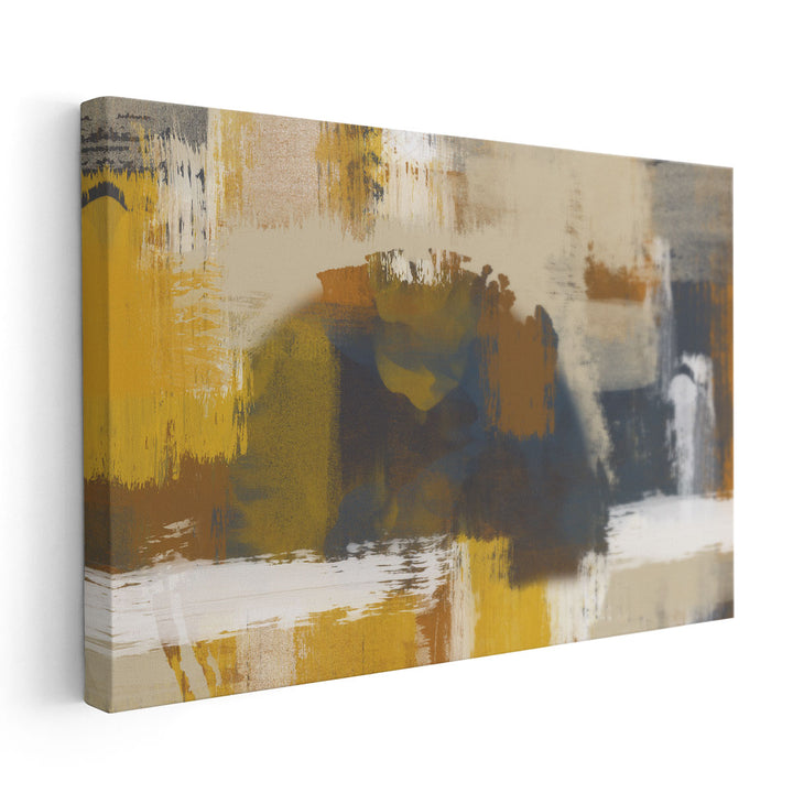 Distressed Sun Blaze 1 - Canvas Print Wall Art