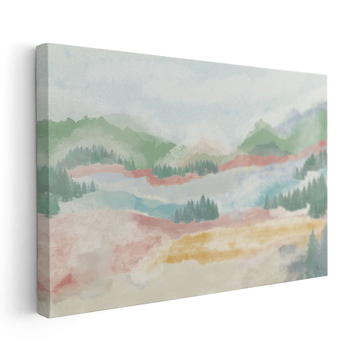 Misty Tranquility - Canvas Print Wall Art