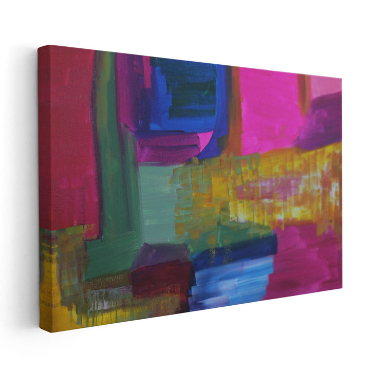 Angled Stairs - Canvas Print Wall Art