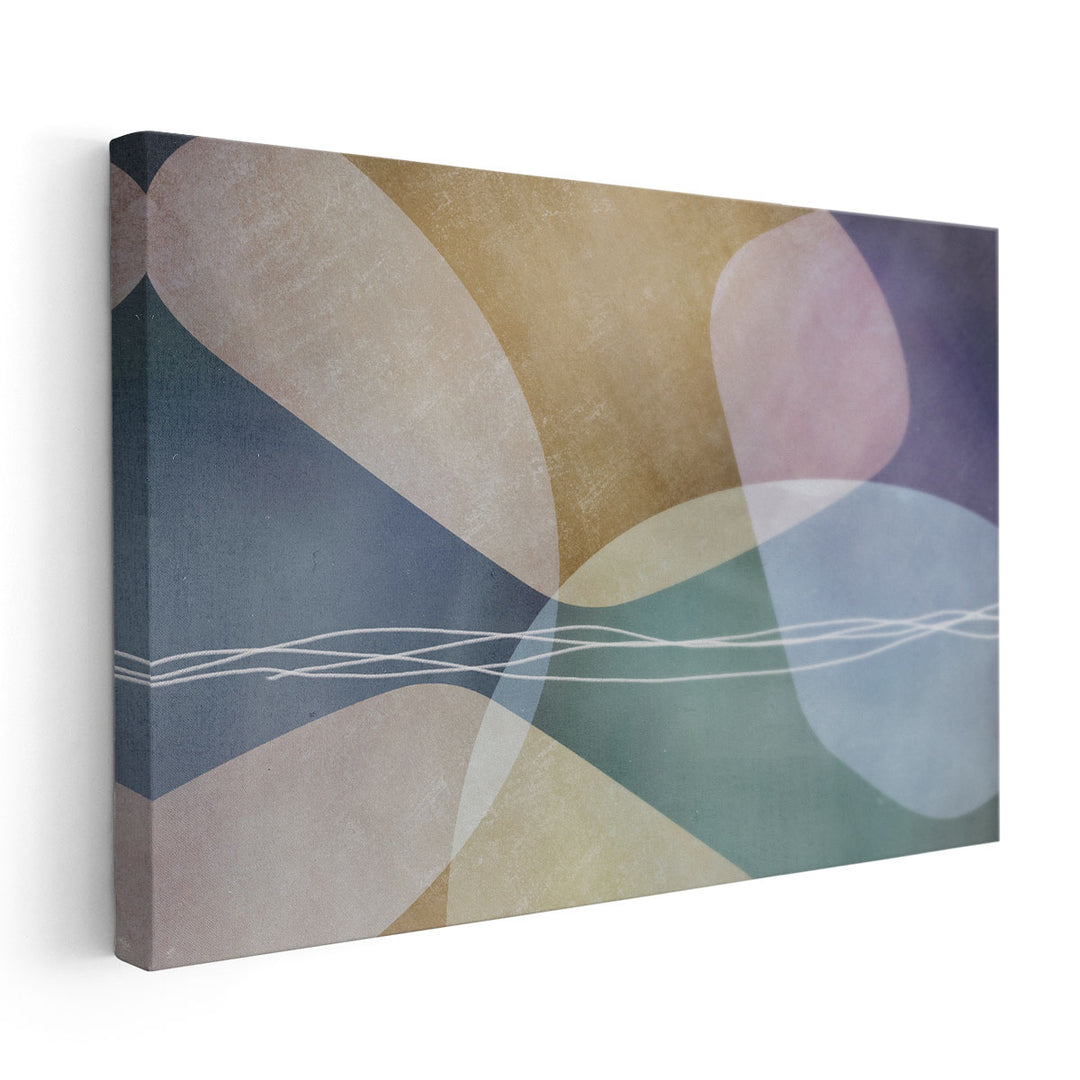 Colorful Organic Shapes 1 - Canvas Print Wall Art