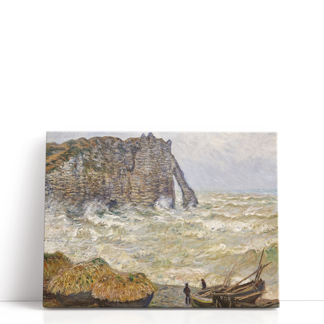 Stormy Sea in Etretat, 1883 - Canvas Print Wall Art