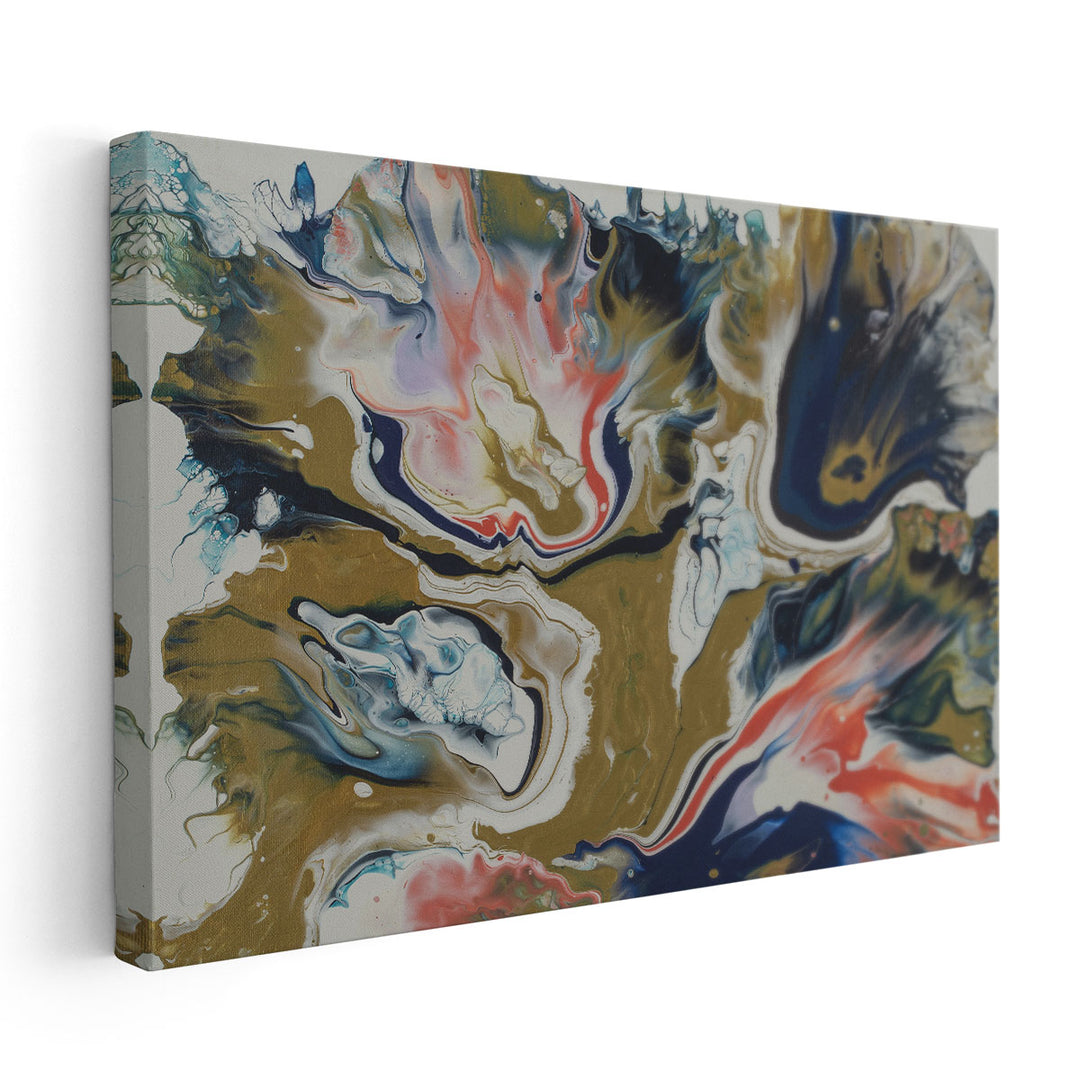 Vibrant Swirls 1 - Canvas Print Wall Art