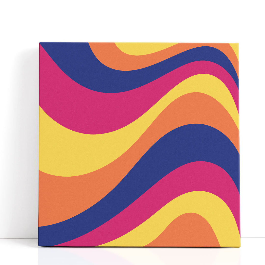 Groovy Waves - Canvas Print Wall Art