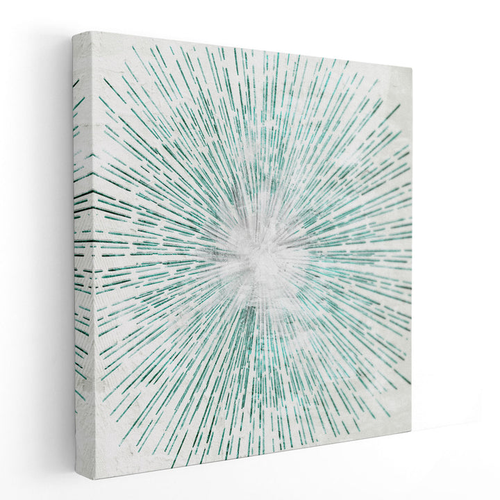 Emerald Burst - Canvas Print Wall Art