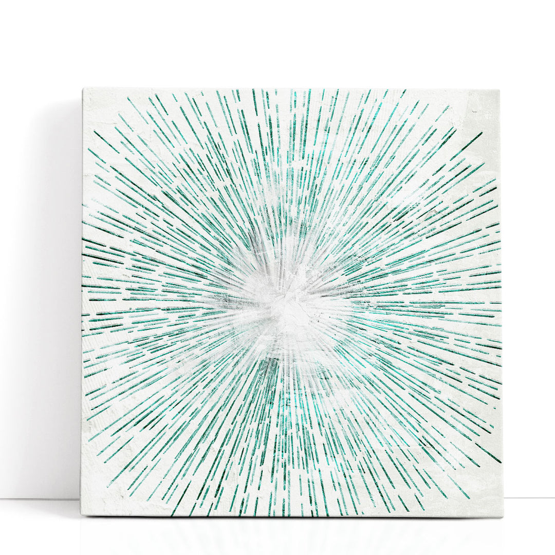 Emerald Burst - Canvas Print Wall Art