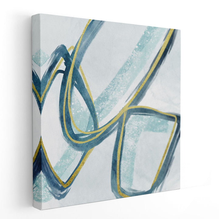 Geometric Collision 1 - Canvas Print Wall Art