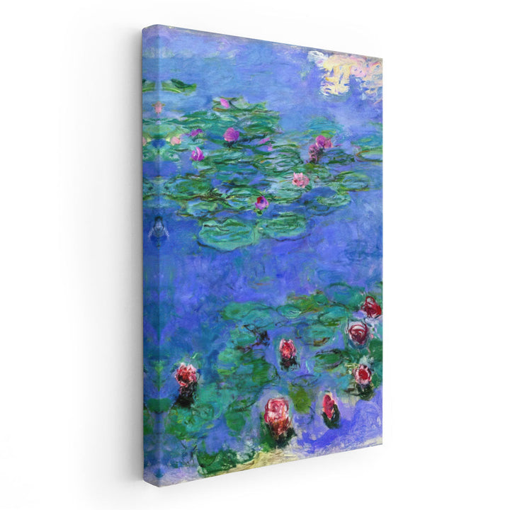 Water Lilies Red, 1914 - 1919 - Canvas Print Wall Art