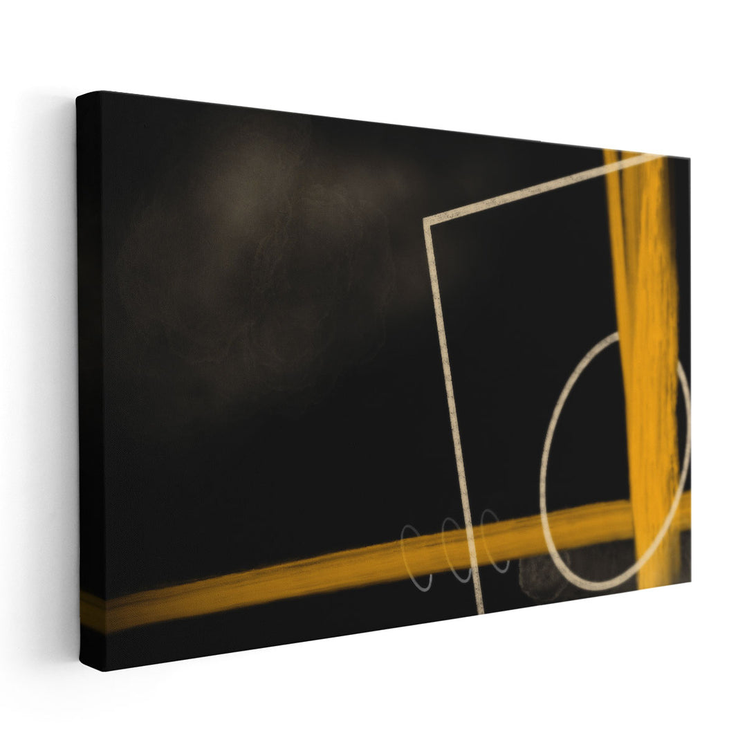 Geometric Gold - Canvas Print Wall Art