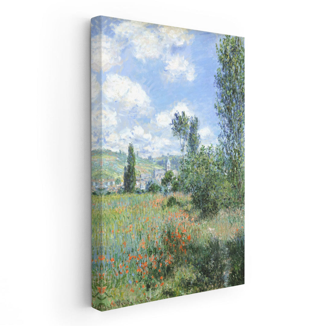 View of Vetheuil, 1880 - Canvas Print Wall Art