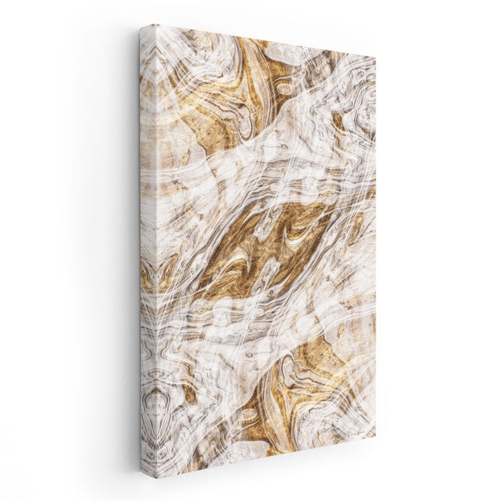 Organic Pour 2 - Canvas Print Wall Art