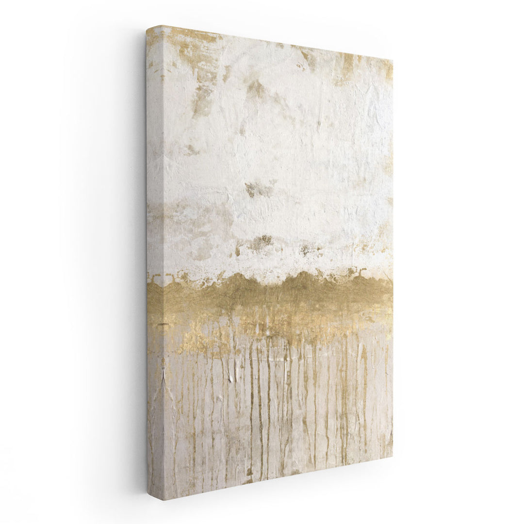 Metallic Spill 1 - Canvas Print Wall Art