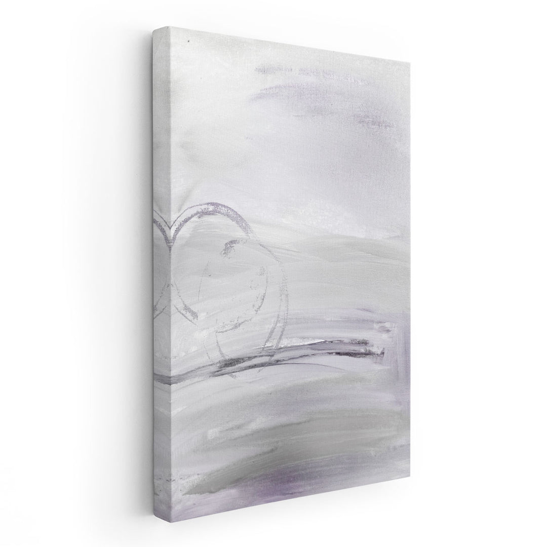 Lilac Abstract - Canvas Print Wall Art