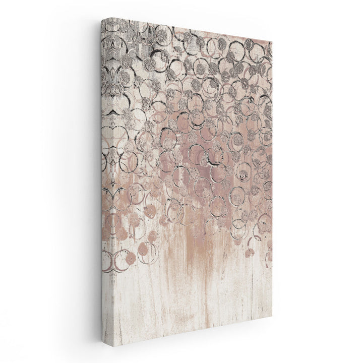 Blush Drops 1 - Canvas Print Wall Art