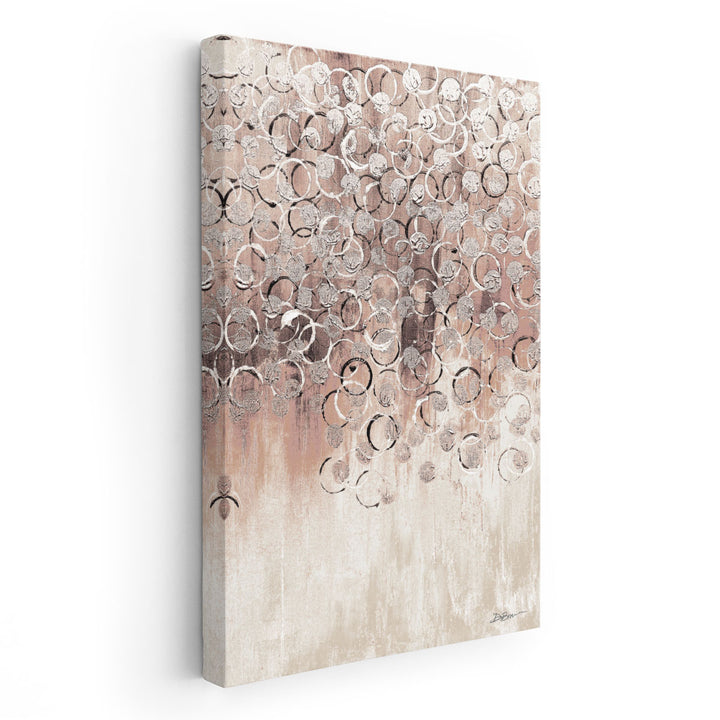 Blush Drops 2 - Canvas Print Wall Art