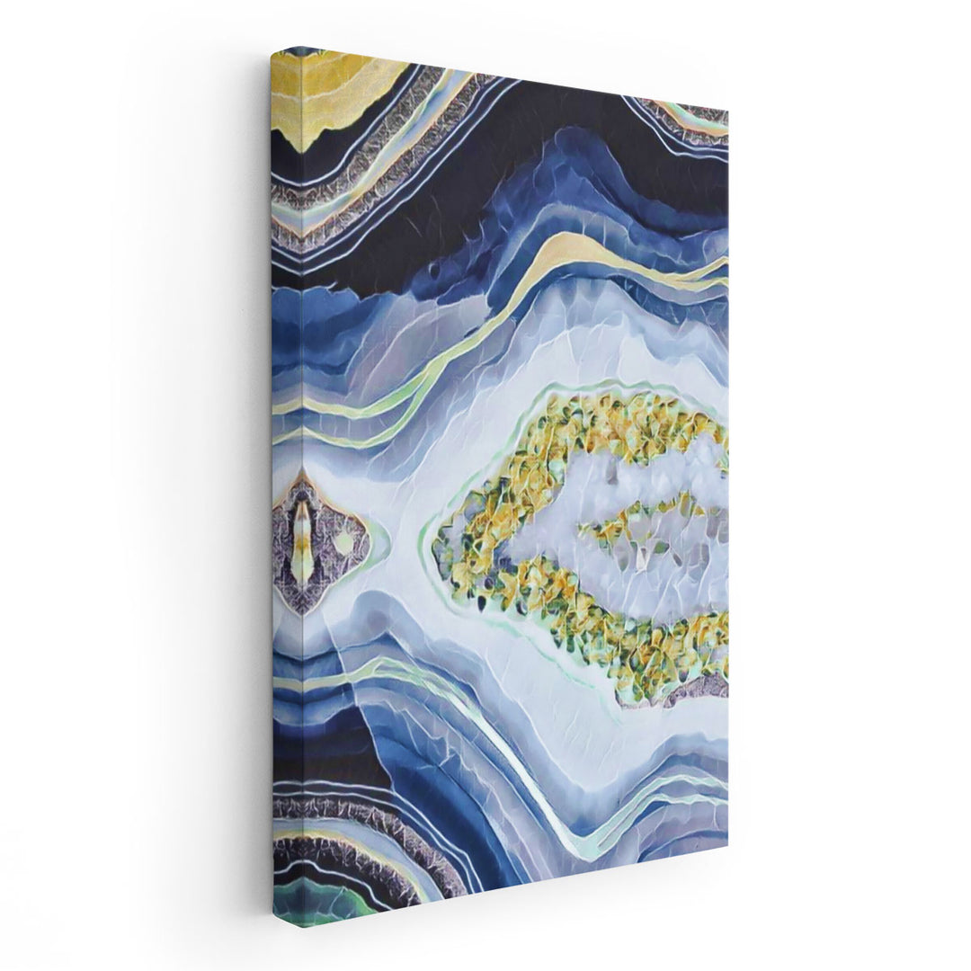 Abstract Geode - Canvas Print Wall Art