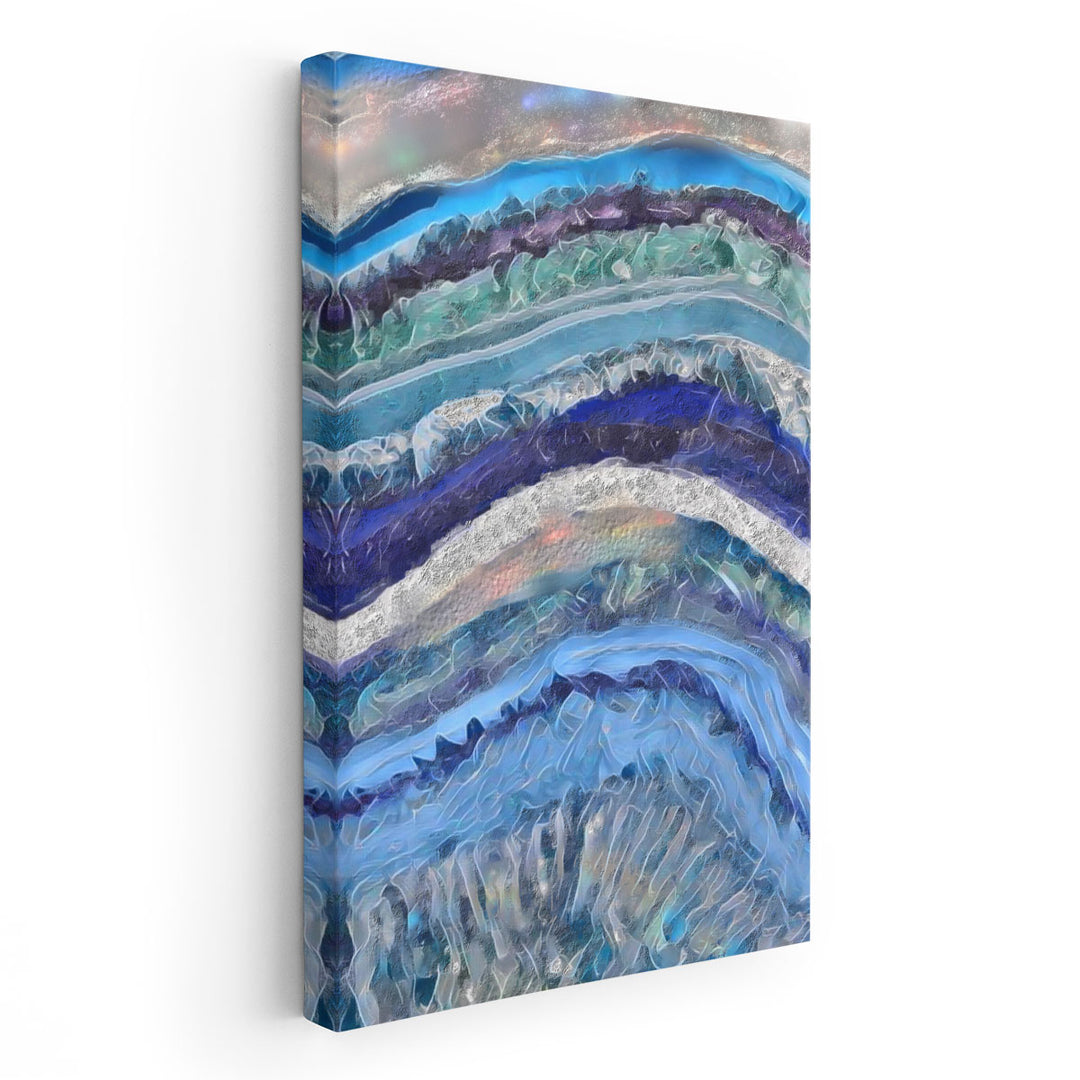 Artic Geode - Canvas Print Wall Art