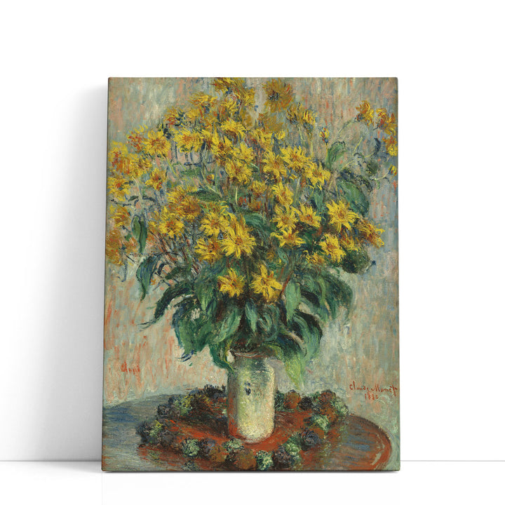 Yellow spring impressionist decor floral scene