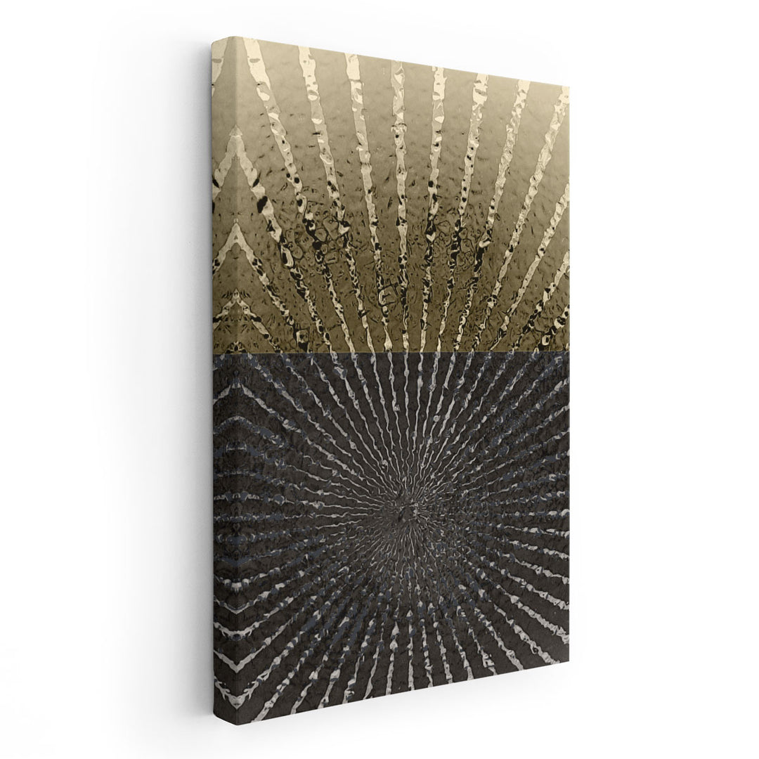 Two Tone Burst - Canvas Print Wall Art