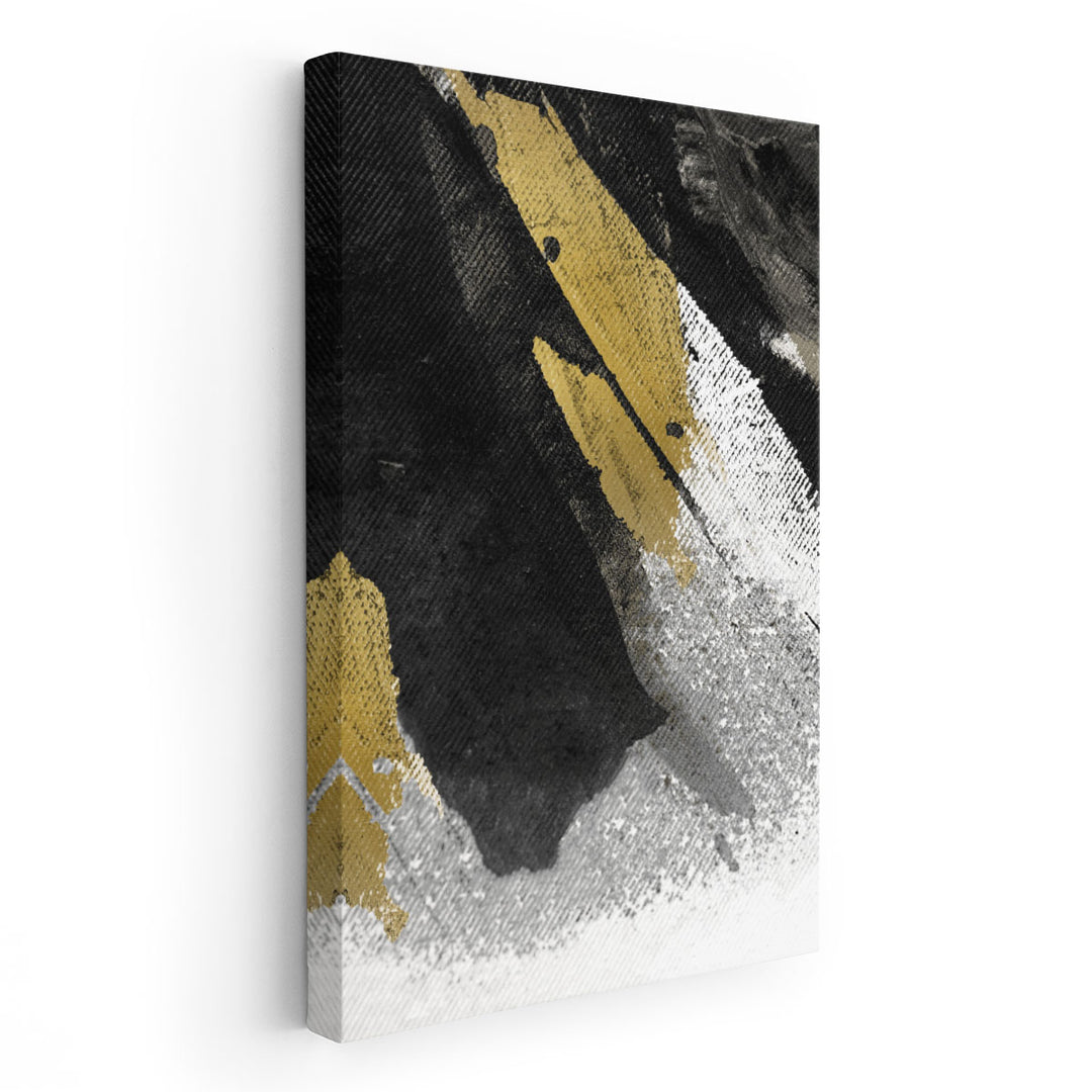 Black Strokes 2 - Canvas Print Wall Art