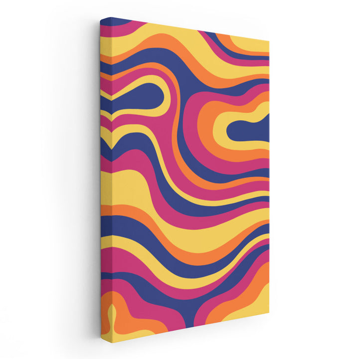 Groovy Swirl - Canvas Print Wall Art