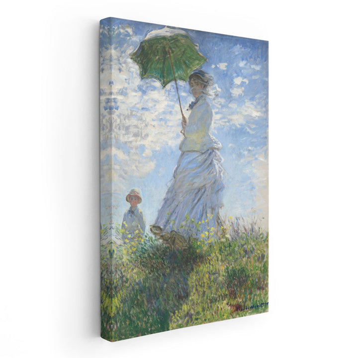 Madame Monet and Her Son, 1875 - Canvas Print Wall Art