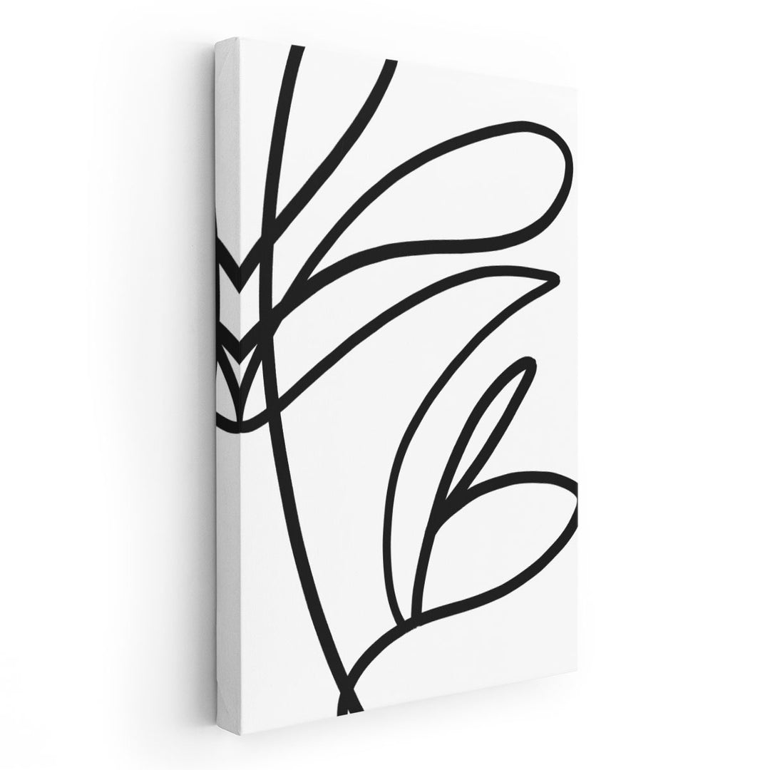 Young and Restless Black and White - Canvas Print Wall Art