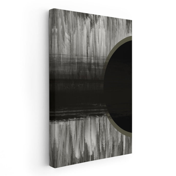 Neutral Abstract Black - Canvas Print Wall Art