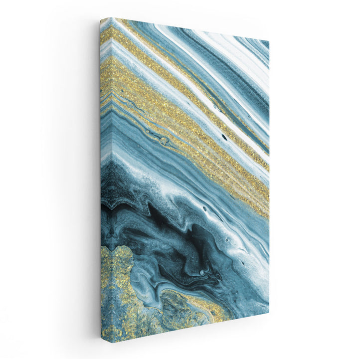 Atmospheric Golden Conclusions 1 - Canvas Print Wall Art