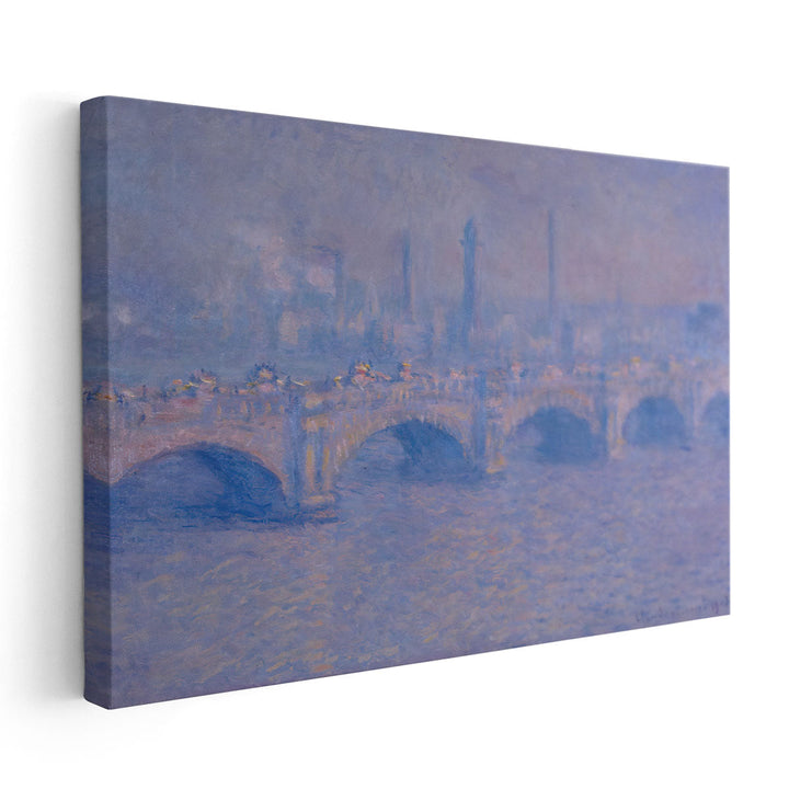 Waterloo Bridge, Sunlight Effect, 1903 - Canvas Print Wall Art