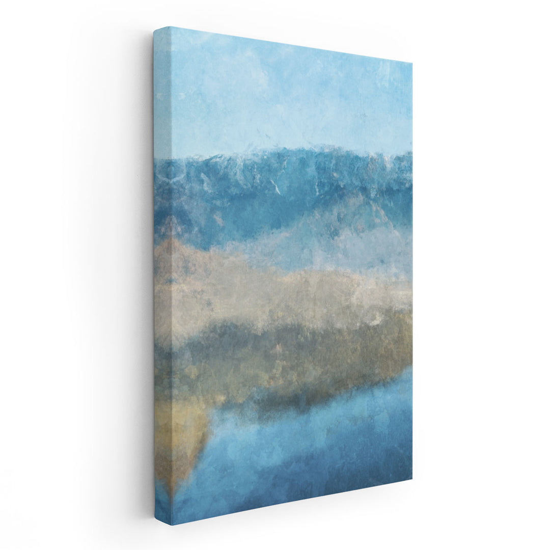 Distorted Mountains - Canvas Print Wall Art