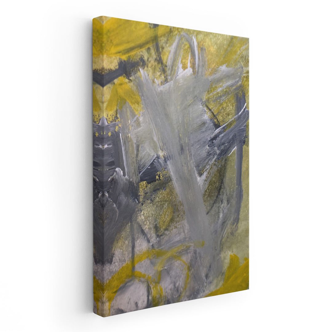 Lit Strokes 1 - Canvas Print Wall Art