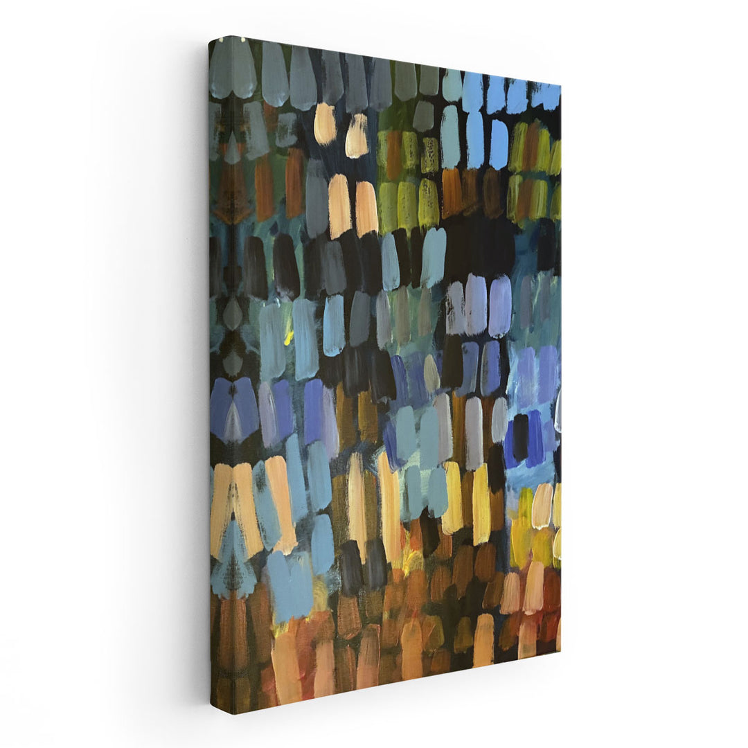 Color Strokes - Canvas Print Wall Art