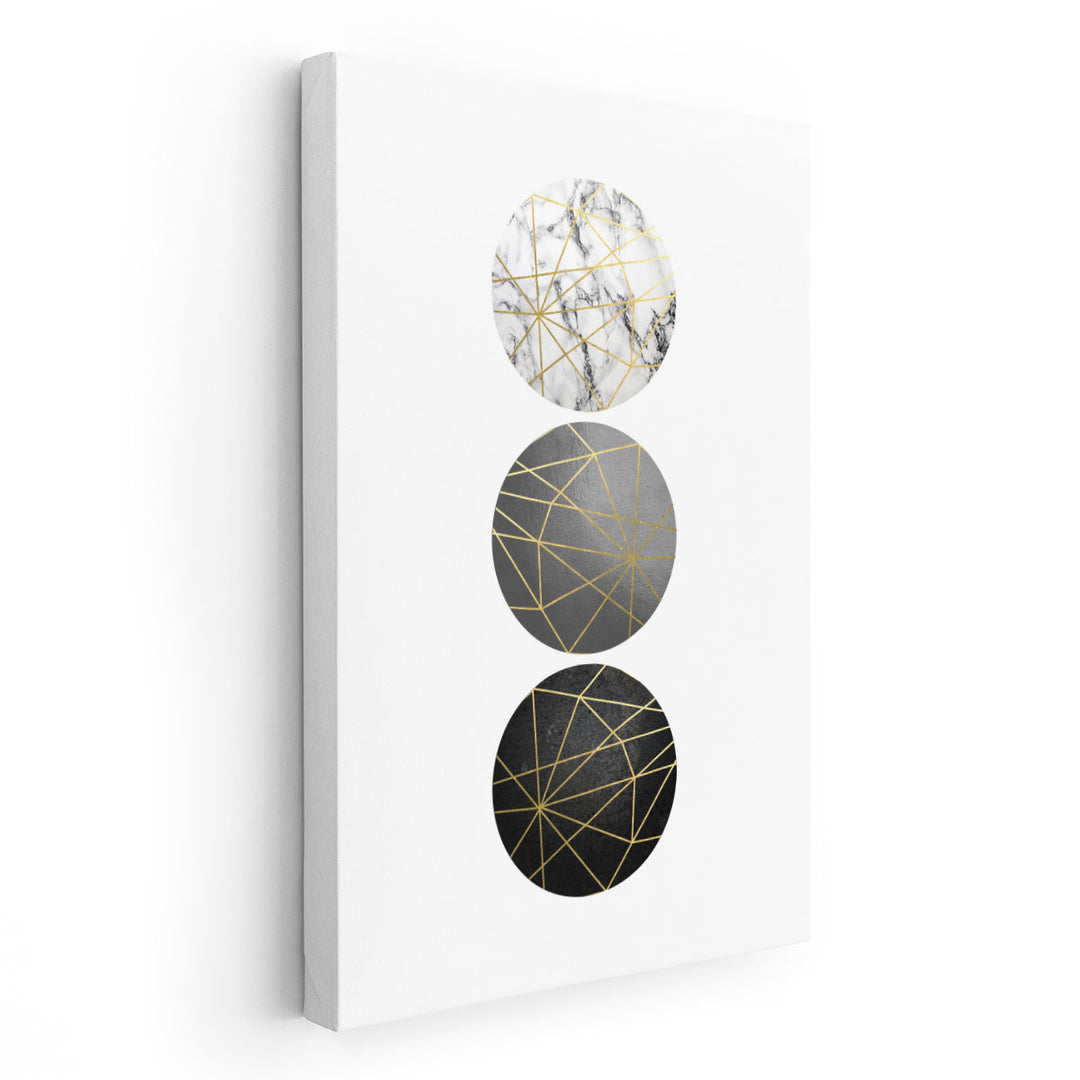 3 Circles - Canvas Print Wall Art