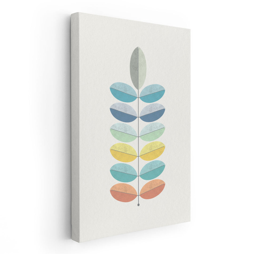 Mid Century Brights 2 - Canvas Print Wall Art