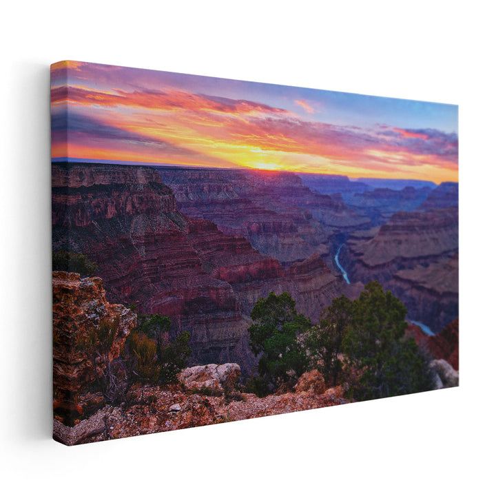 Canyon Sunset I - Canvas Print Wall Art