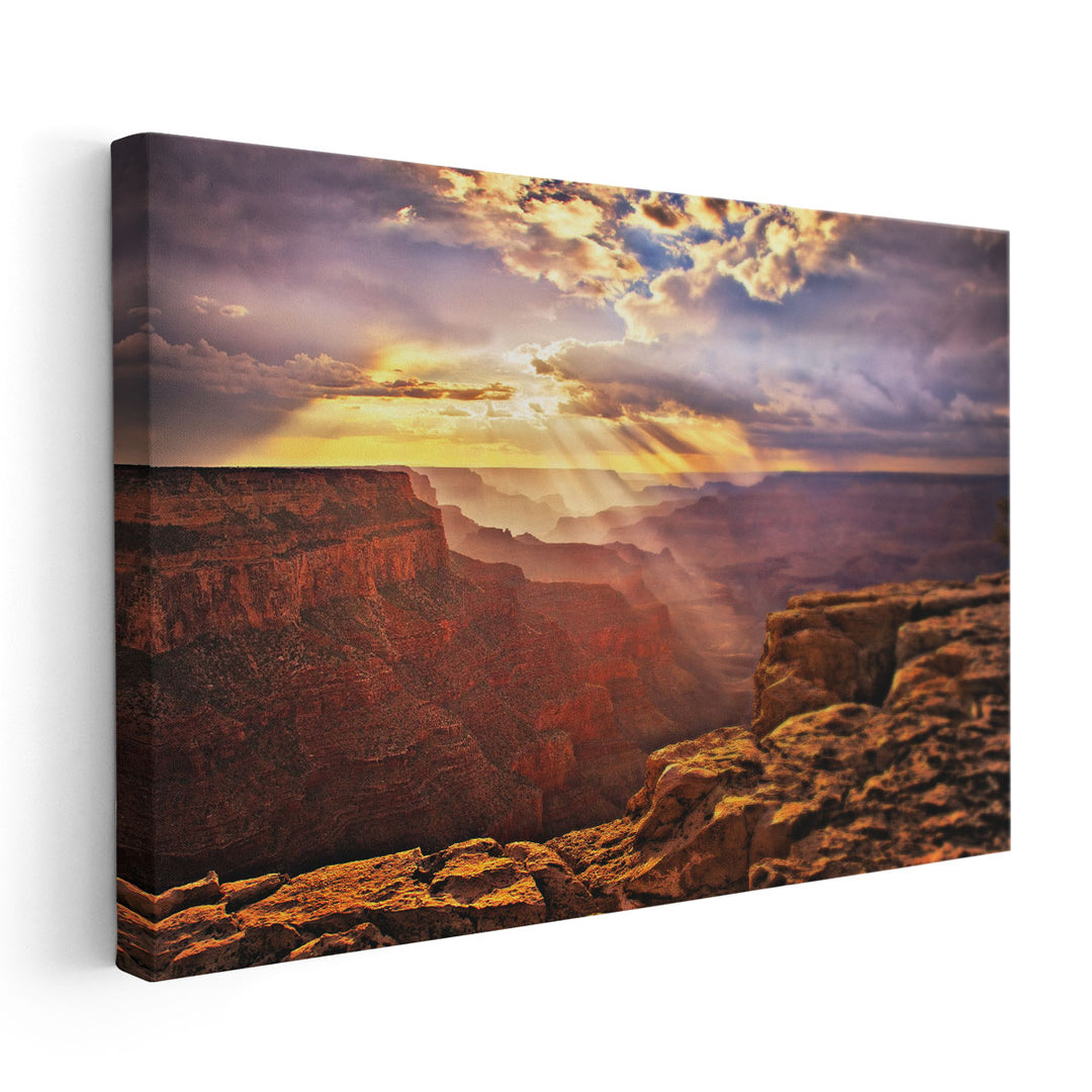 Canyon Sunset II - Canvas Print Wall Art