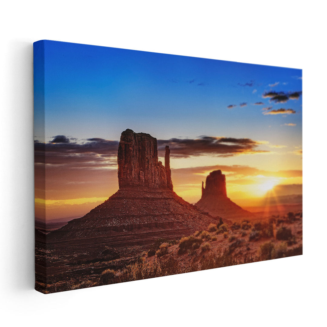 Canyon Sunset III - Canvas Print Wall Art