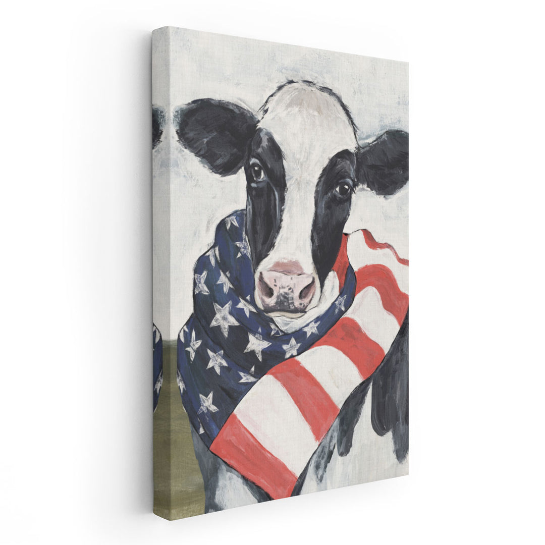 American Cow I - Canvas Print Wall Art