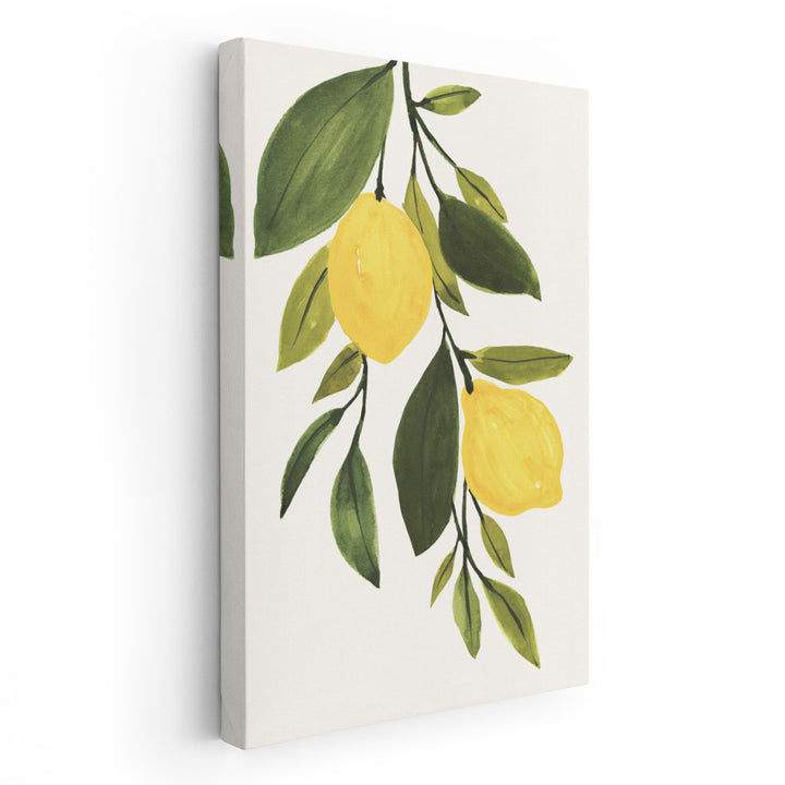 Lemon Branch II - Canvas Print Wall Art