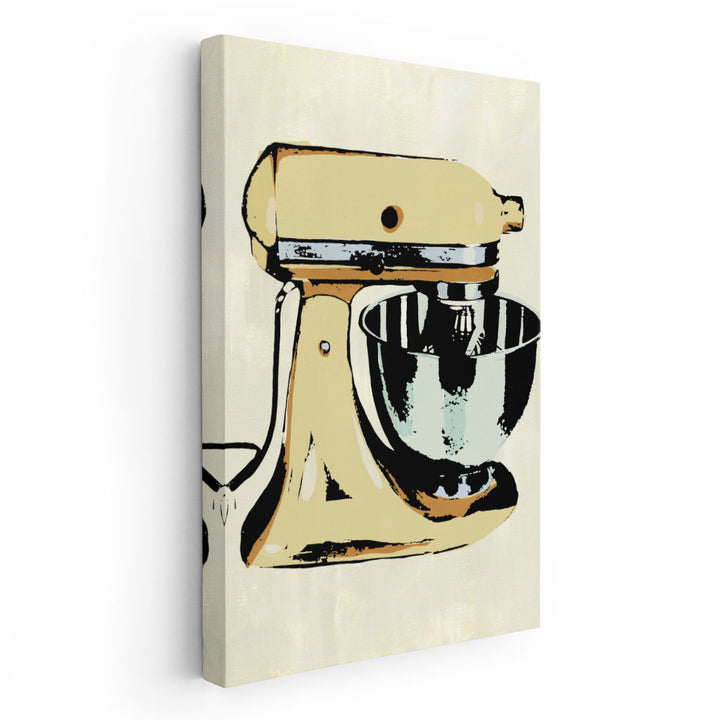 Retro Kitchen Appliance IV - Canvas Print Wall Art