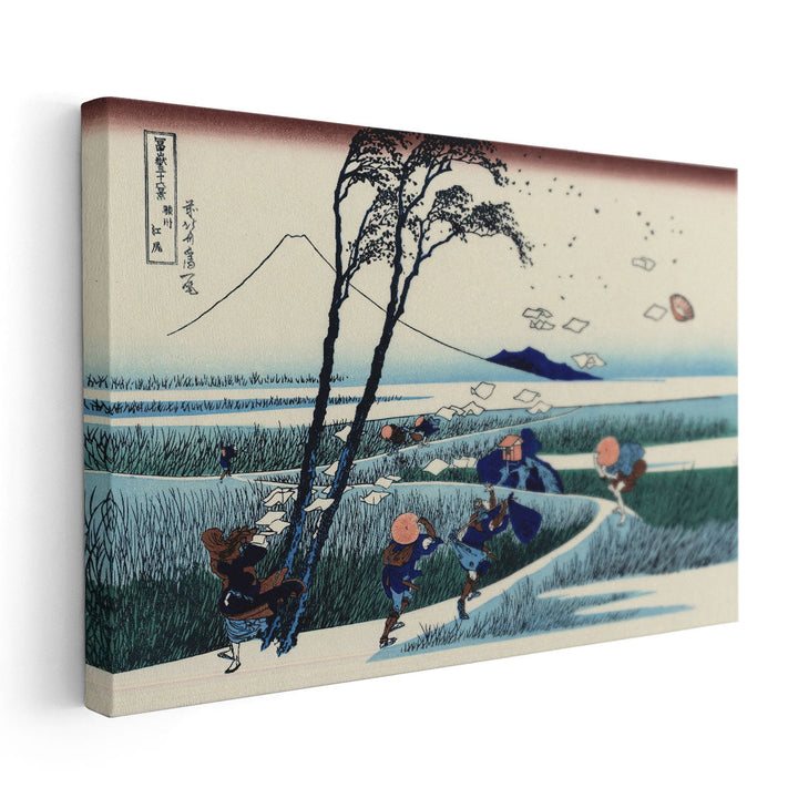 Ejiri In The Suruga Province, 1830 - Canvas Print Wall Art