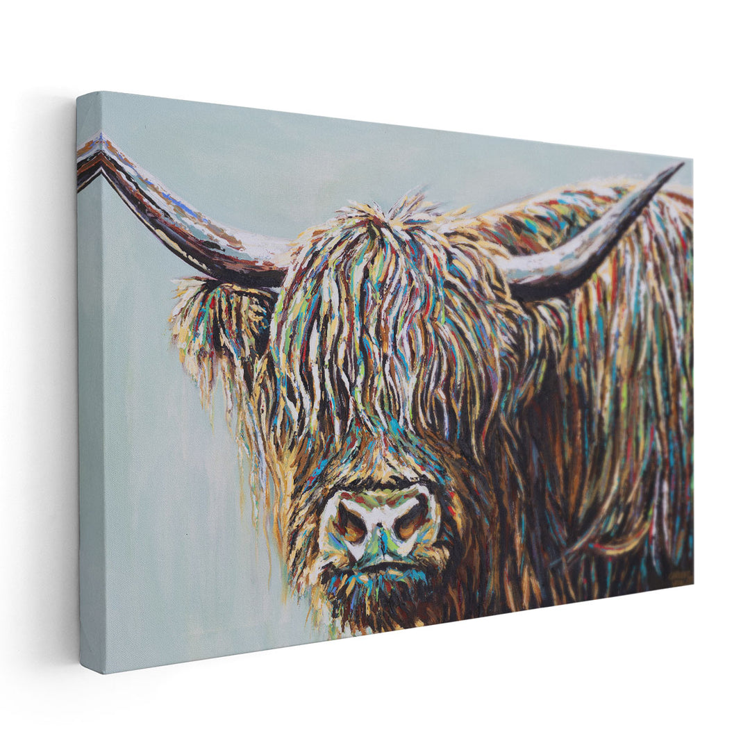 Woolly Highland I - Canvas Print Wall Art