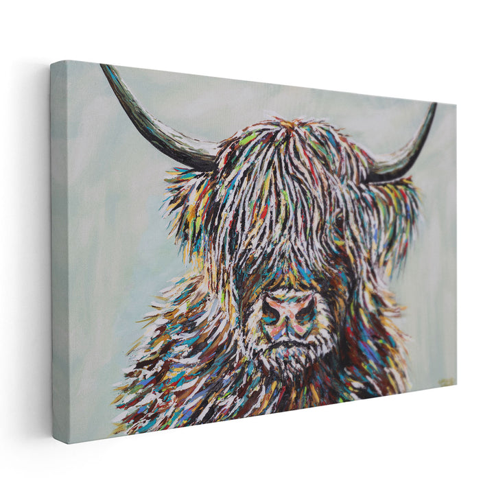 Woolly Highland II - Canvas Print Wall Art