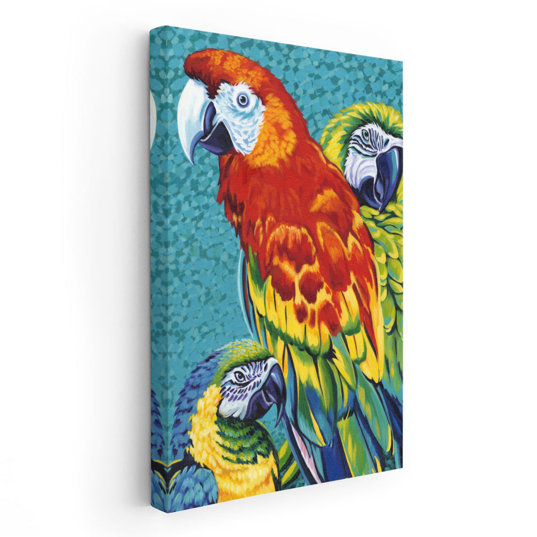 Birds In Paradise III - Canvas Print Wall Art