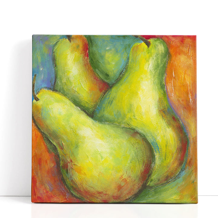 fruit wall art – bright abstract colors