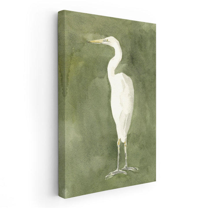 Emerald Heron IV - Canvas Print Wall Art