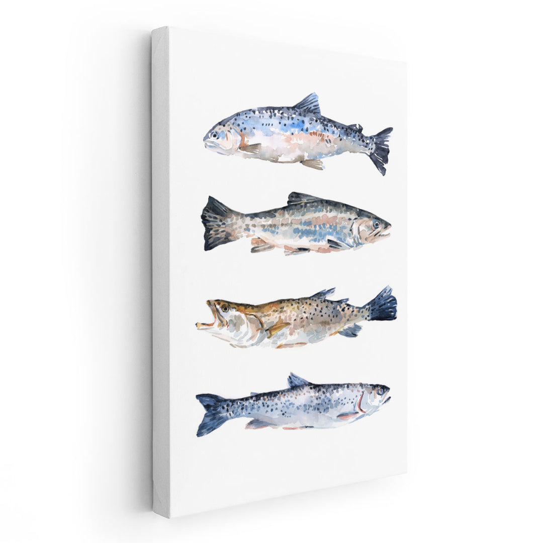 Stacked Trout II - Canvas Print Wall Art