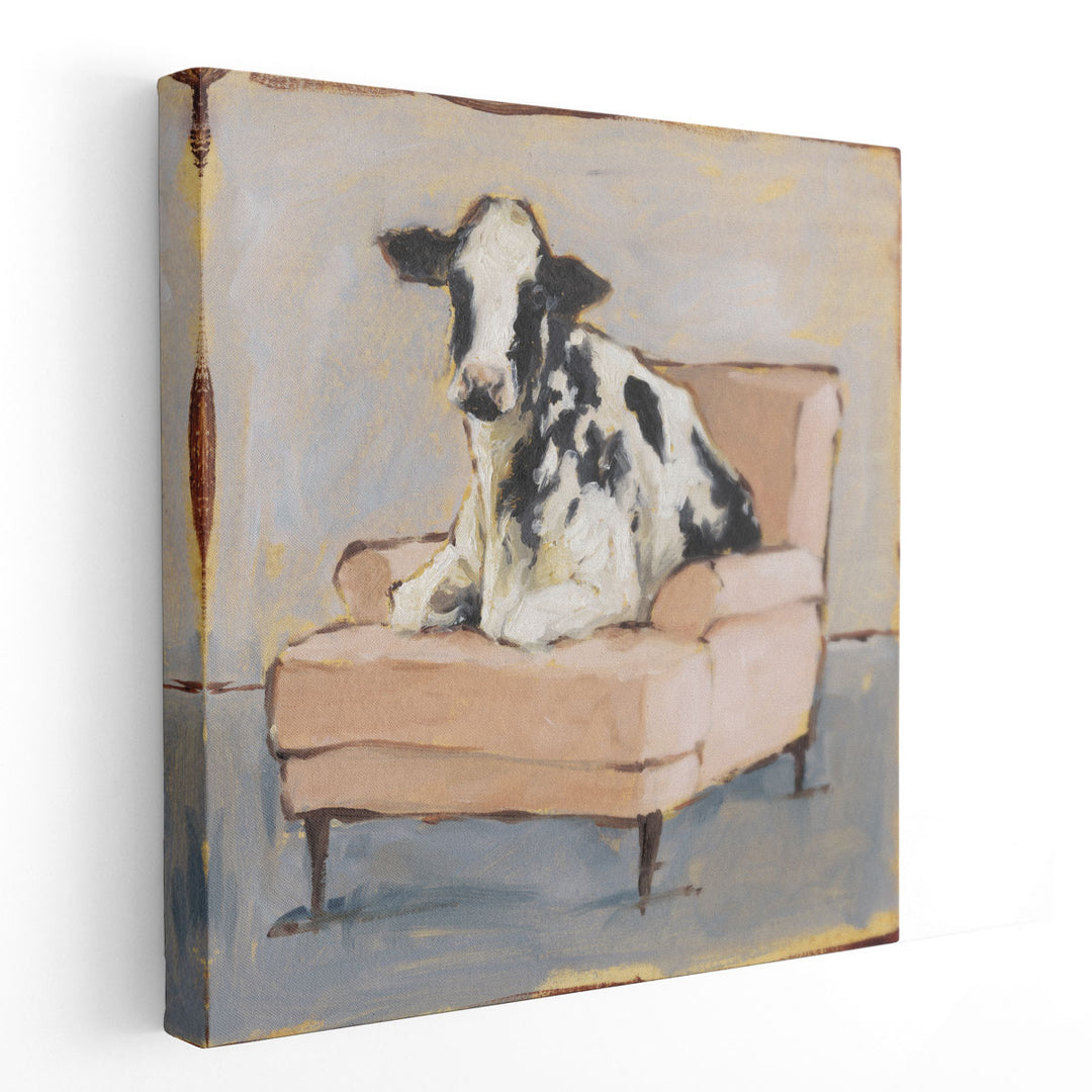 Moo-ving In II - Canvas Print Wall Art