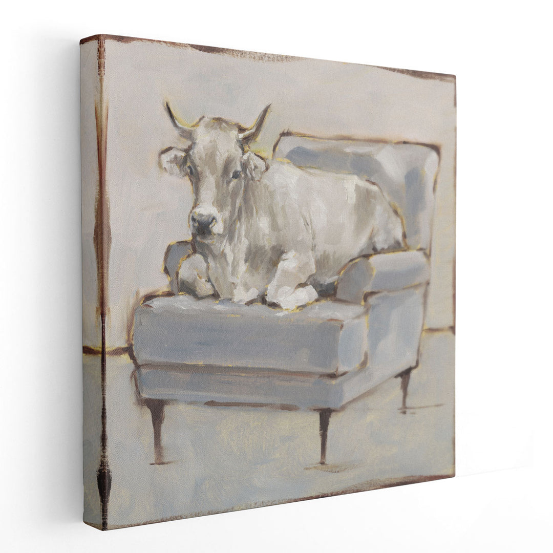 Moo-ving In III - Canvas Print Wall Art