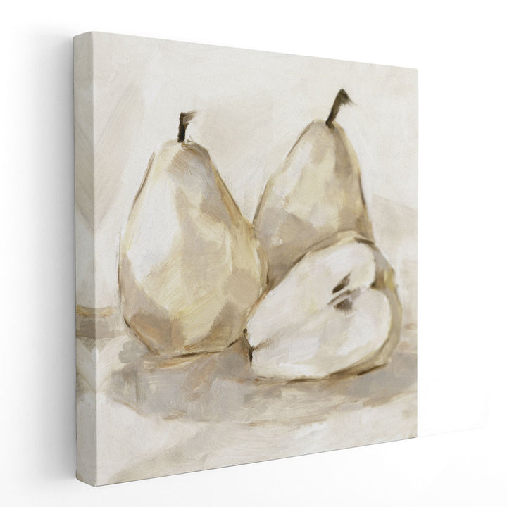 White Pear Study I - Canvas Print Wall Art